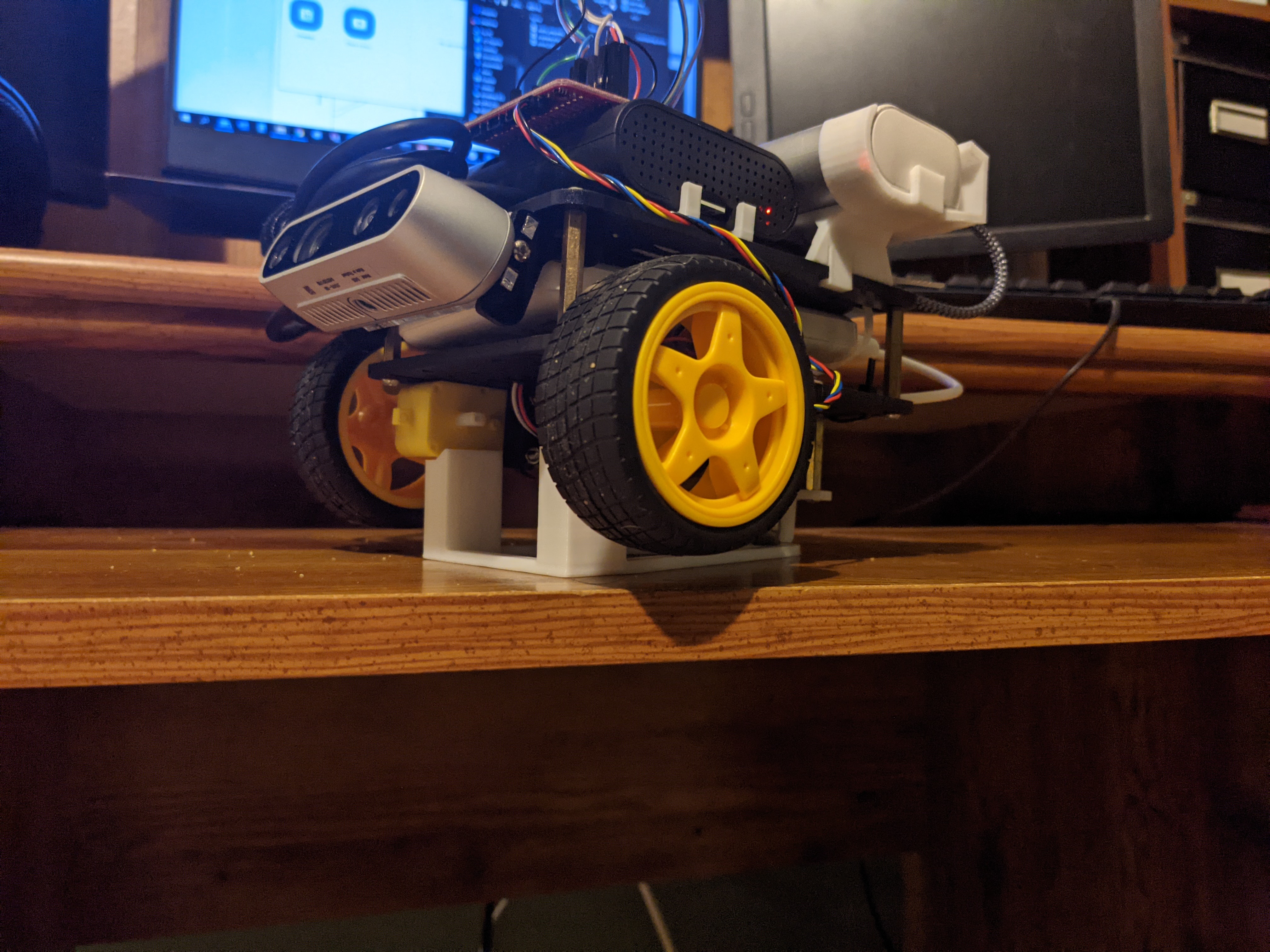 SLAM robot front view