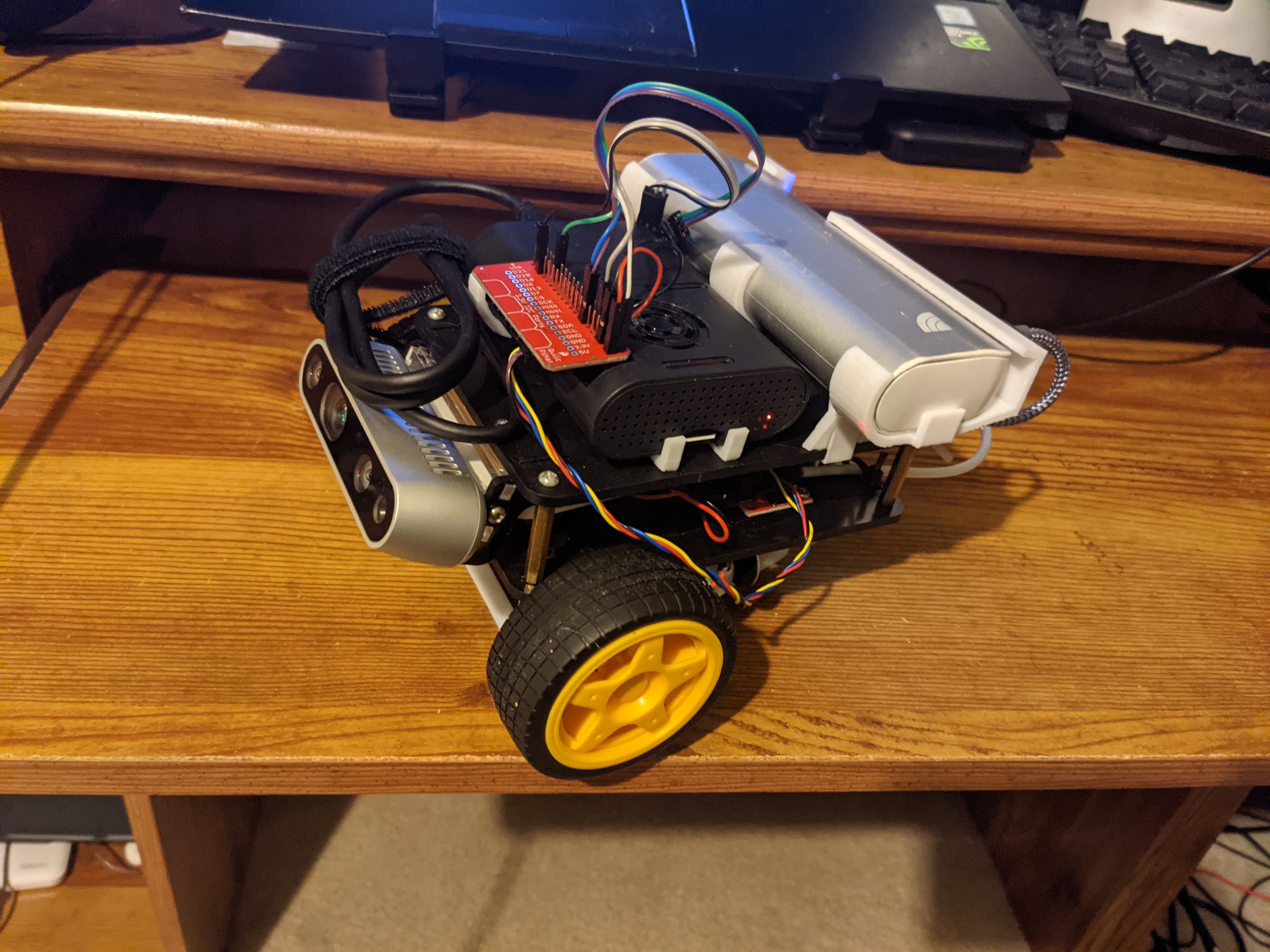 SLAM robot side view